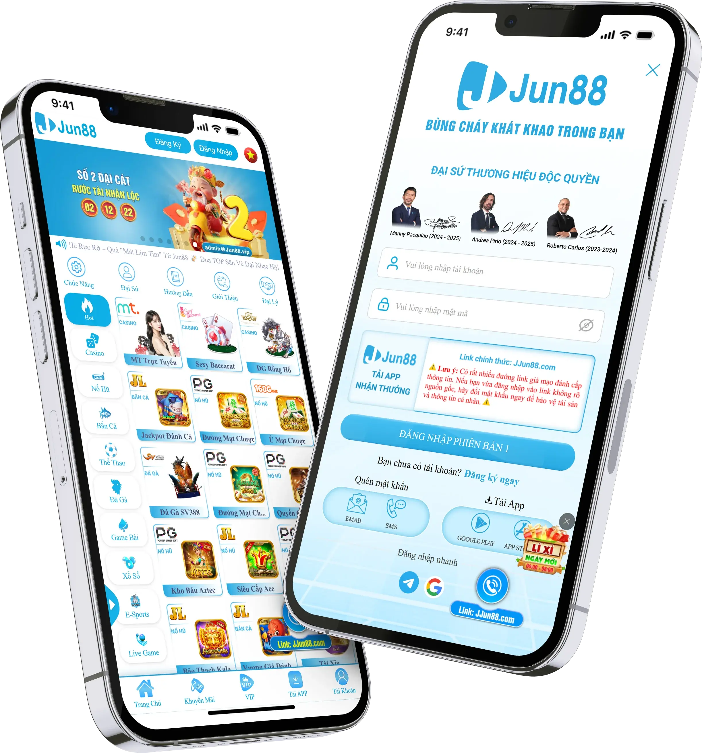 Ứng dụng Jun88 trên thiết bị di động